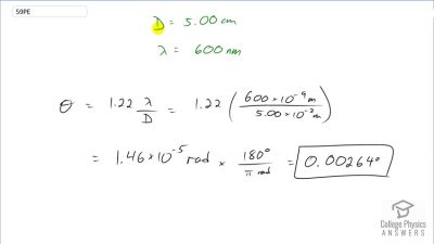 OpenStax College Physics Answers, Chapter 27, Problem 59 video poster image.