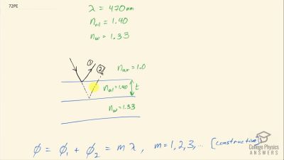 OpenStax College Physics Answers, Chapter 27, Problem 72 video poster image.