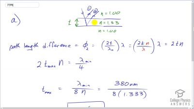 OpenStax College Physics Answers, Chapter 27, Problem 77 video poster image.