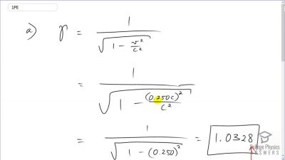 Chapter 28: Special Relativity | OpenStax College Physics Answers