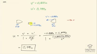 Chapter 28: Special Relativity | OpenStax College Physics Answers