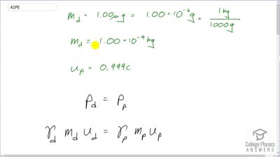 Chapter 28: Special Relativity | OpenStax College Physics Answers