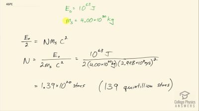 Chapter 28: Special Relativity | OpenStax College Physics Answers