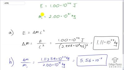 OpenStax College Physics Answers, Chapter 28, Problem 47 video poster image.