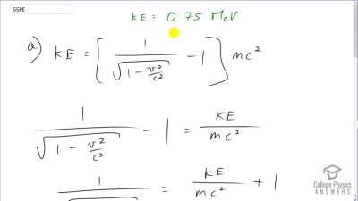 Chapter 28: Special Relativity | OpenStax College Physics Answers