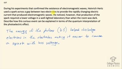 OpenStax College Physics Answers, Chapter 29, Problem 4 video poster image.