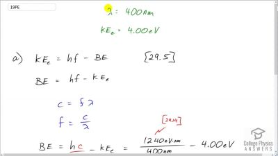 OpenStax College Physics Answers, Chapter 29, Problem 19 video poster image.