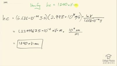 OpenStax College Physics Answers, Chapter 29, Problem 24 video poster image.
