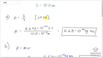 OpenStax College Physics Answers, Chapter 29, Problem 43 video poster image.