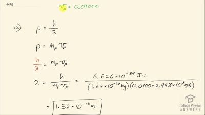 OpenStax College Physics Answers, Chapter 29, Problem 44 video poster image.