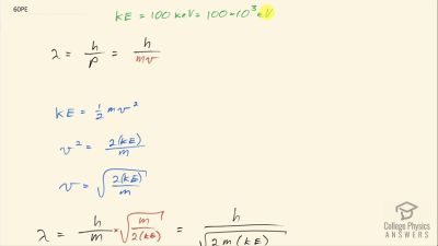 OpenStax College Physics Answers, Chapter 29, Problem 60 video poster image.