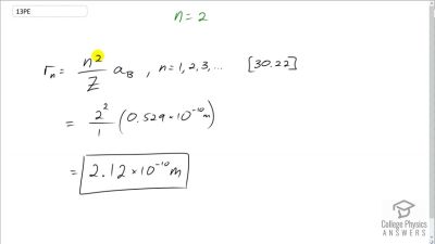 OpenStax College Physics Answers, Chapter 30, Problem 13 video poster image.