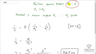 OpenStax College Physics Answers, Chapter 30, Problem 15 video poster image.