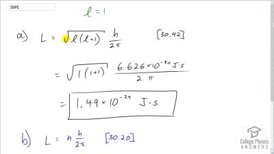 OpenStax College Physics Answers, Chapter 30, Problem 39 video poster image.