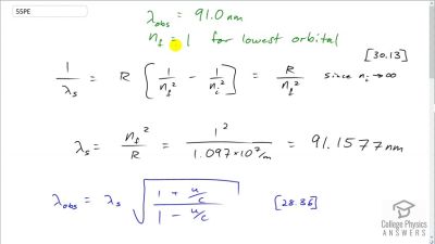 OpenStax College Physics Answers, Chapter 30, Problem 55 video poster image.