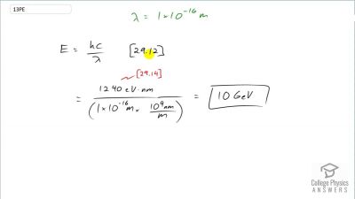 OpenStax College Physics Answers, Chapter 31, Problem 13 video poster image.