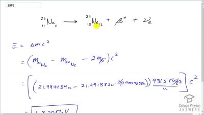 OpenStax College Physics Answers, Chapter 31, Problem 39 video poster image.