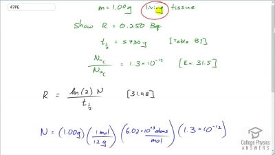 OpenStax College Physics Answers, Chapter 31, Problem 47 video poster image.