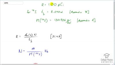 OpenStax College Physics Answers, Chapter 31, Problem 49 video poster image.