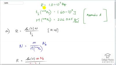OpenStax College Physics Answers, Chapter 31, Problem 59 video poster image.