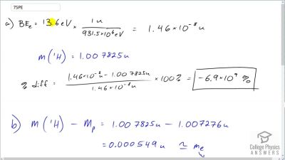 OpenStax College Physics Answers, Chapter 31, Problem 75 video poster image.