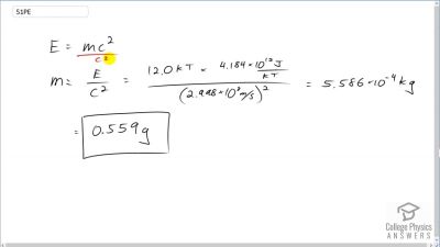 OpenStax College Physics Answers, Chapter 32, Problem 51 video poster image.
