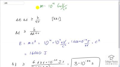 OpenStax College Physics Answers, Chapter 33, Problem 1 video poster image.