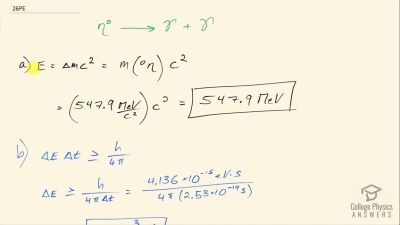 OpenStax College Physics Answers, Chapter 33, Problem 26 video poster image.